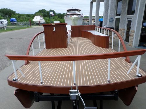 Chris Craft Style Pontoon by BoatArt